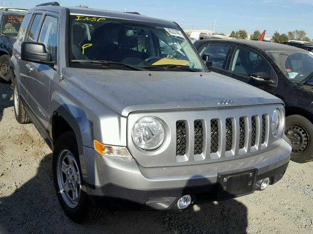 1C4NJPBAXHD116859 - 2017 JEEP PATRIOT SP GRAY photo 1