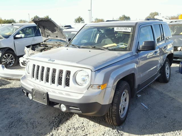 1C4NJPBAXHD116859 - 2017 JEEP PATRIOT SP GRAY photo 2