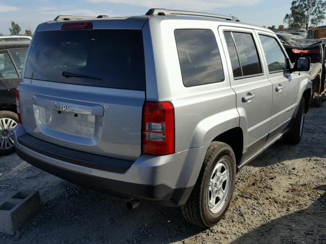 1C4NJPBAXHD116859 - 2017 JEEP PATRIOT SP GRAY photo 4