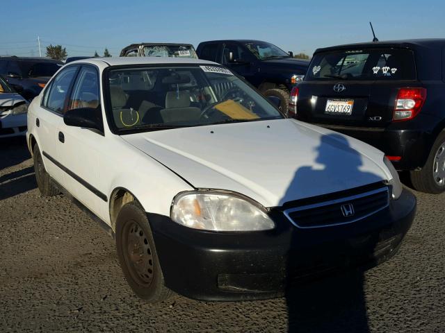 1HGEJ6675XL002167 - 1999 HONDA CIVIC LX WHITE photo 1