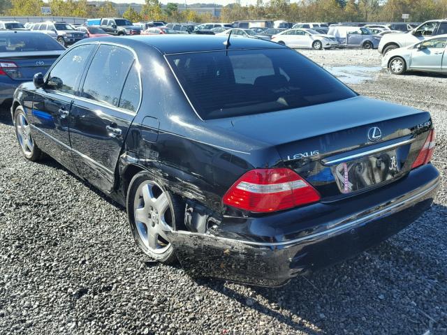 JTHBN36F565051608 - 2006 LEXUS LS 430 BLACK photo 3