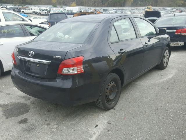 JTDBT923081197530 - 2008 TOYOTA YARIS BLACK photo 4