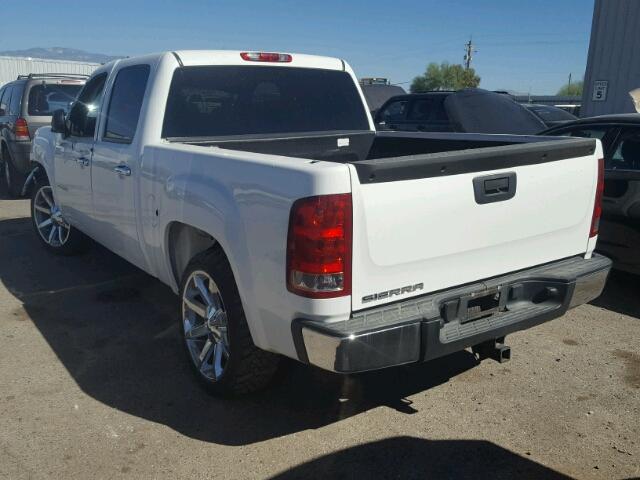 3GTEC13C19G224170 - 2009 GMC SIERRA C15 WHITE photo 3