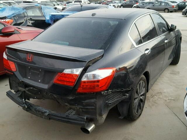 1HGCR2F84EA253563 - 2014 HONDA ACCORD EXL BLACK photo 4