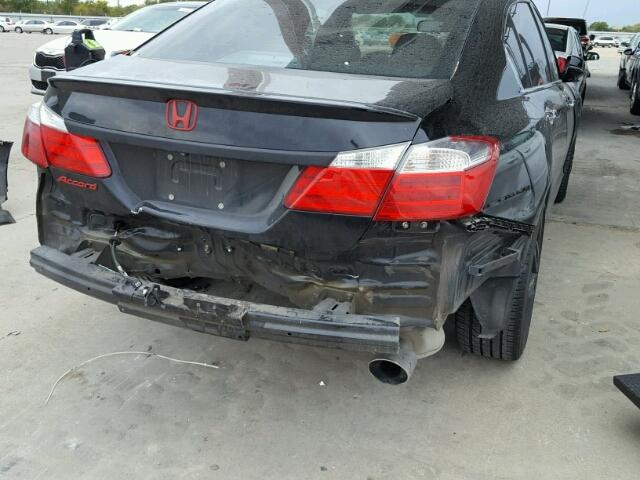 1HGCR2F84EA253563 - 2014 HONDA ACCORD EXL BLACK photo 9