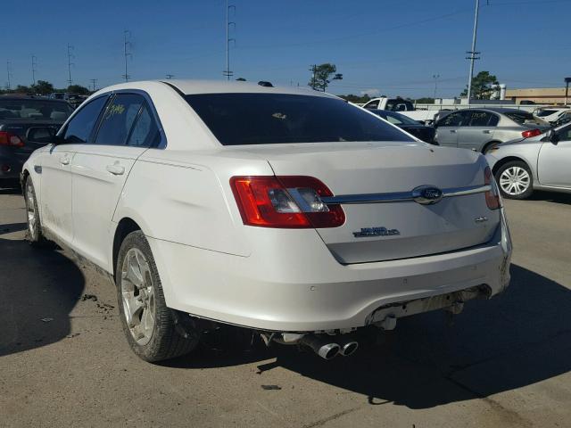 1FAHP2EW6BG183153 - 2011 FORD TAURUS SEL WHITE photo 3