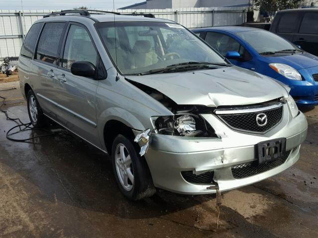 JM3LW28A130343710 - 2003 MAZDA MPV GREEN photo 1