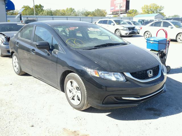 2HGFB2F52FH521696 - 2015 HONDA CIVIC LX BLACK photo 1