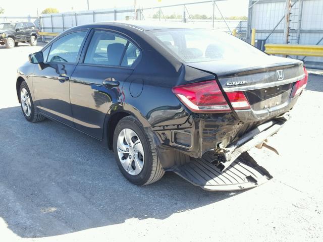 2HGFB2F52FH521696 - 2015 HONDA CIVIC LX BLACK photo 3