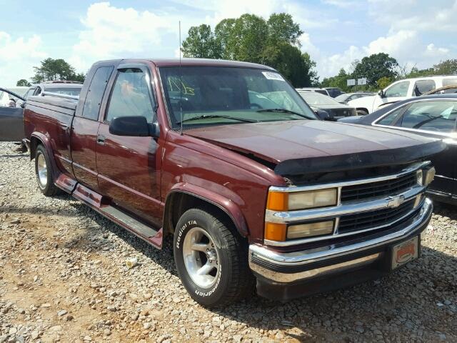 1GBEC19R5VE215733 - 1997 CHEVROLET GMT-400 C1 BURGUNDY photo 1