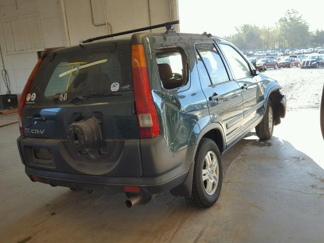 JHLRD78814C027391 - 2004 HONDA CR-V EX GREEN photo 4