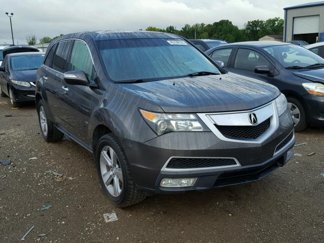 2HNYD2H2XCH527918 - 2012 ACURA MDX GRAY photo 1