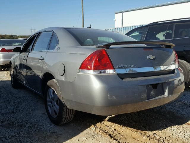 2G1WB58K779122614 - 2007 CHEVROLET IMPALA LS GRAY photo 3