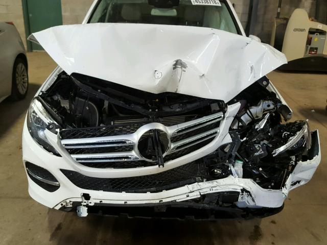 4JGDA5HB6HA913784 - 2017 MERCEDES-BENZ GLE 350 4M WHITE photo 7