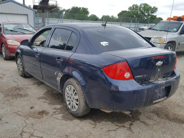 1G1AD5F51A7218412 - 2010 CHEVROLET COBALT 1LT BLUE photo 3