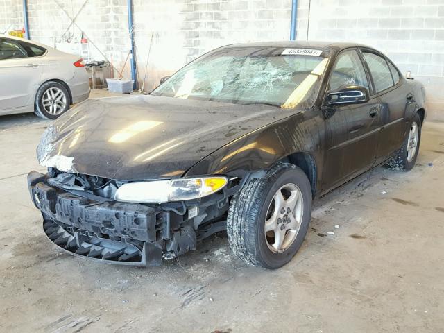 1G2WK52J22F245474 - 2002 PONTIAC GRAND PRIX BLACK photo 2