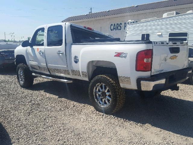 1GCHK23638F160701 - 2008 CHEVROLET SILVERADO WHITE photo 3