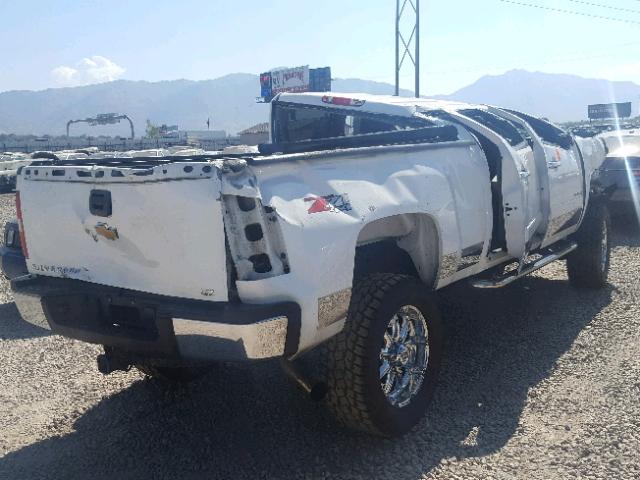 1GCHK23638F160701 - 2008 CHEVROLET SILVERADO WHITE photo 4