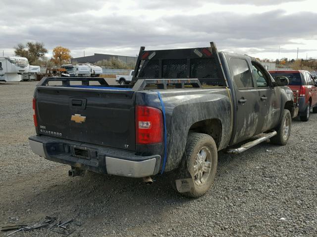 3GCEK23329G203787 - 2009 CHEVROLET SILVERADO BLACK photo 4