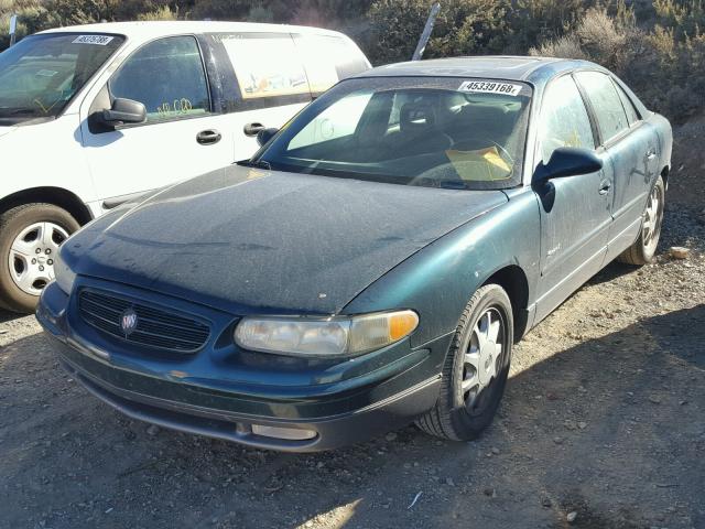 2G4WF551911152691 - 2001 BUICK REGAL GS GREEN photo 2