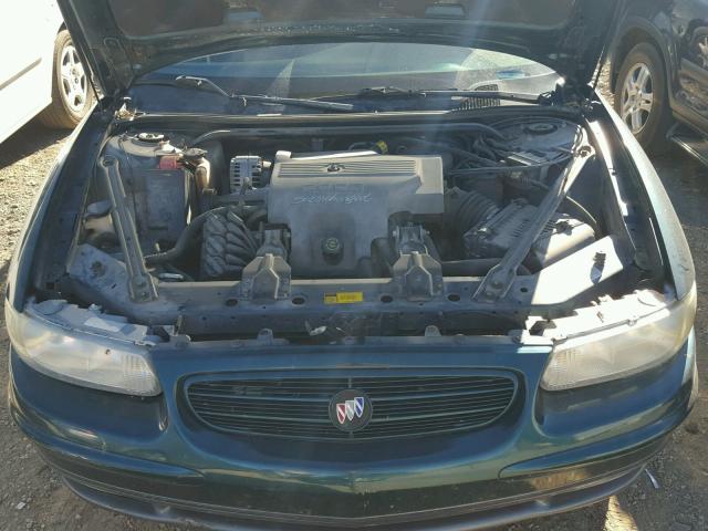 2G4WF551911152691 - 2001 BUICK REGAL GS GREEN photo 7