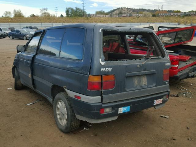 JM3LV5223N0400577 - 1992 MAZDA MPV WAGON GREEN photo 3