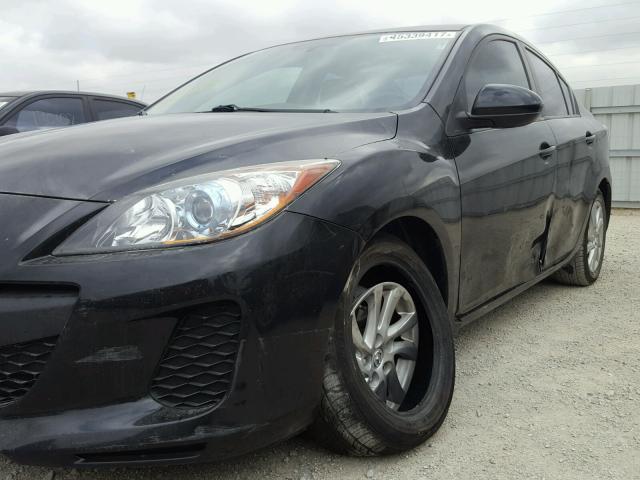 JM1BL1V80C1693820 - 2012 MAZDA 3 I BLACK photo 9