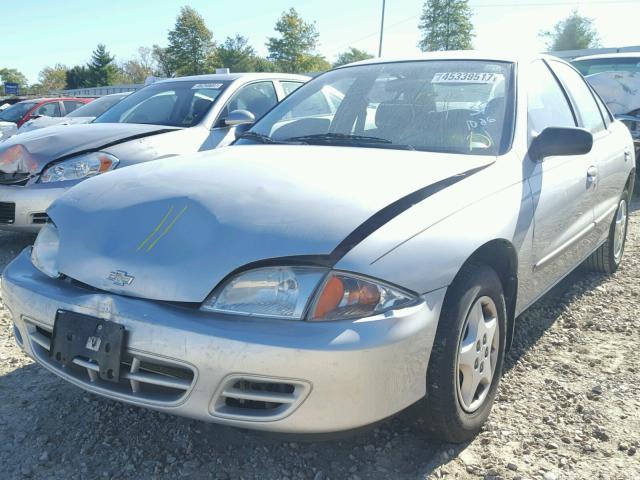 1G1JC524617295857 - 2001 CHEVROLET CAVALIER B SILVER photo 2