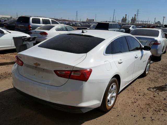 1G1ZC5ST0GF226168 - 2016 CHEVROLET MALIBU LS 白色 照片 4