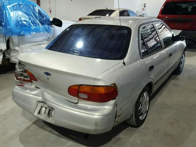 1Y1SK5289XZ441629 - 1999 CHEVROLET GEO PRIZM 银色 照片 4