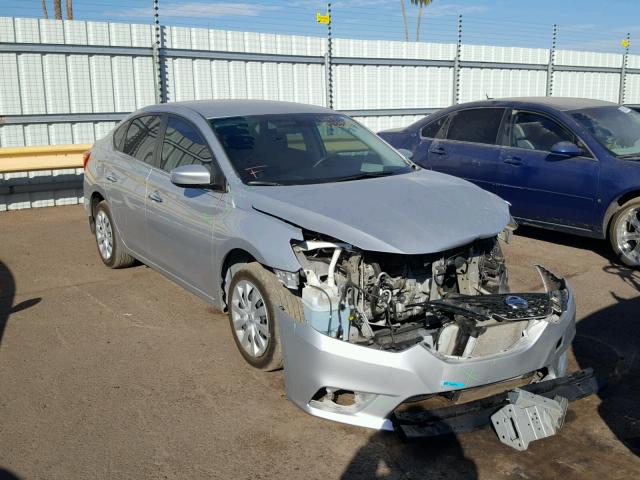 3N1AB7AP8GY321211 - 2016 NISSAN SENTRA S SILVER photo 1