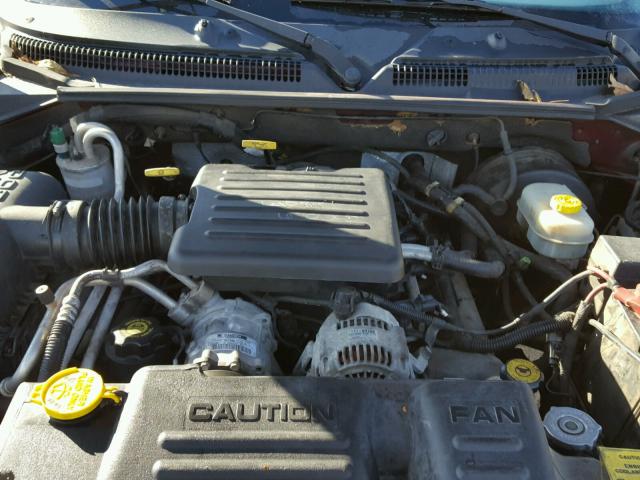 1B7HL2AN91S303526 - 2001 DODGE DAKOTA QUA MAROON photo 7