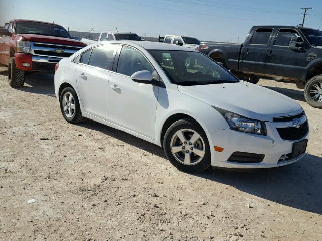 1G1PK5SB6D7291100 - 2013 CHEVROLET CRUZE LT WHITE photo 1