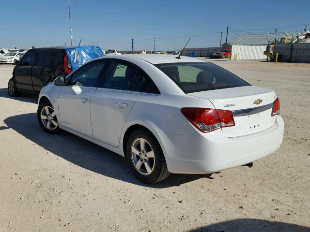 1G1PK5SB6D7291100 - 2013 CHEVROLET CRUZE LT WHITE photo 3