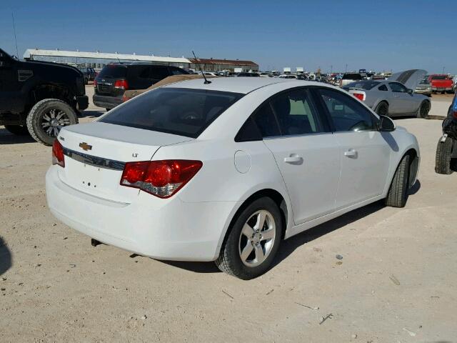 1G1PK5SB6D7291100 - 2013 CHEVROLET CRUZE LT WHITE photo 4