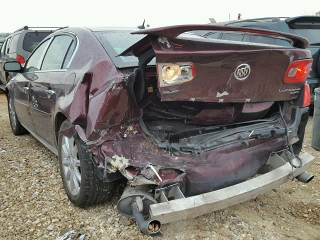 1G4HE57Y06U175004 - 2006 BUICK LUCERNE MAROON photo 3