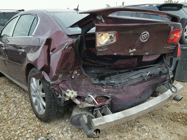 1G4HE57Y06U175004 - 2006 BUICK LUCERNE MAROON photo 9