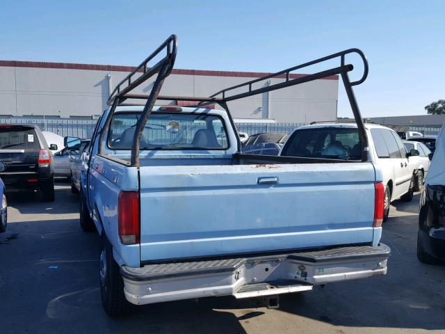 1FTHF25H7TEA79363 - 1996 FORD F250 BLUE photo 3