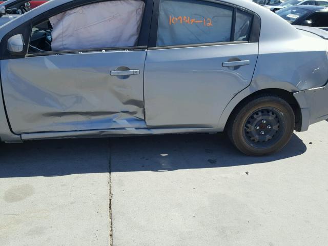 3N1AB6AP5CL696832 - 2012 NISSAN SENTRA 2.0 GRAY photo 9