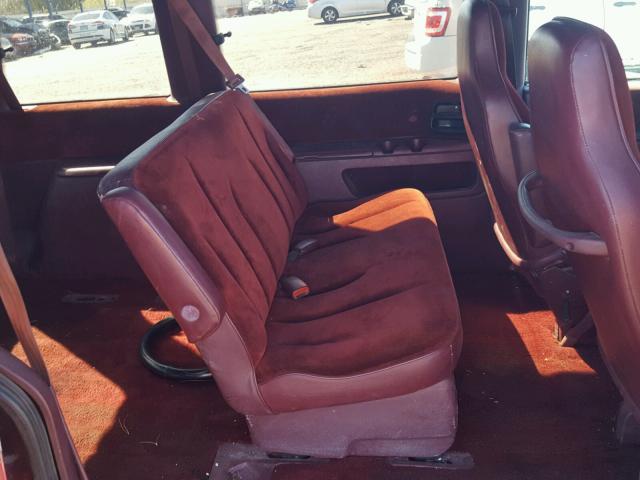 2P4GH45R9MR143610 - 1991 PLYMOUTH VOYAGER SE MAROON photo 6