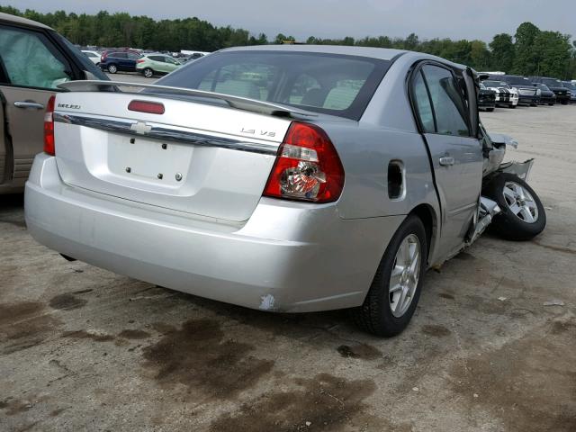 1G1ZT54845F110185 - 2005 CHEVROLET MALIBU LS Gümüş foto 4