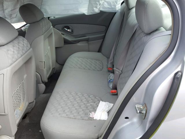 1G1ZT54845F110185 - 2005 CHEVROLET MALIBU LS Gümüş foto 6