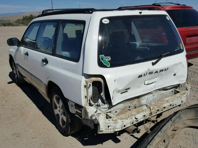 JF1SF6555WG778430 - 1998 SUBARU FORESTER S 白色 照片 3