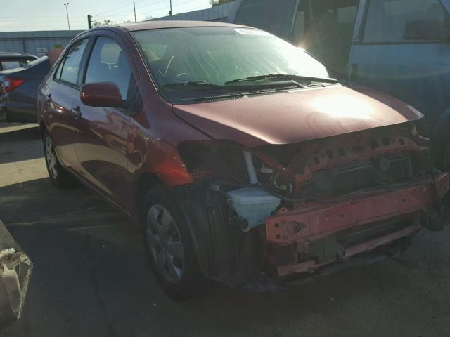 JTDBT923371047345 - 2007 TOYOTA YARIS RED photo 1