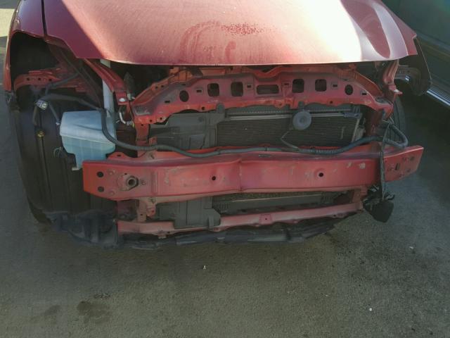 JTDBT923371047345 - 2007 TOYOTA YARIS RED photo 9