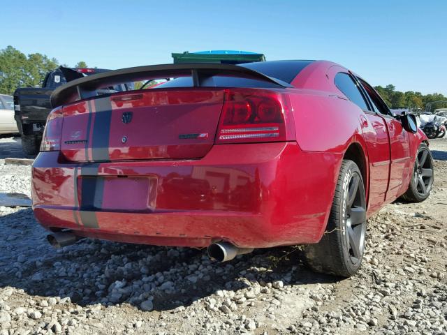 2B3LA73W96H517838 - 2006 DODGE CHARGER SR BURGUNDY photo 4