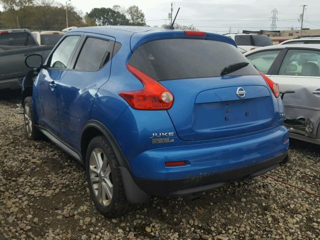 JN8AF5MV7CT108791 - 2012 NISSAN JUKE BLUE photo 3