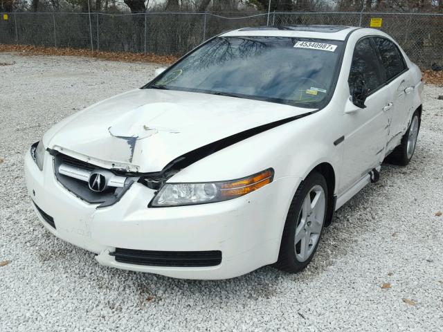 19UUA66286A057223 - 2006 ACURA 3.2TL WHITE photo 2