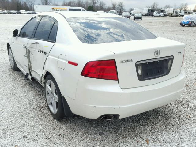 19UUA66286A057223 - 2006 ACURA 3.2TL WHITE photo 3