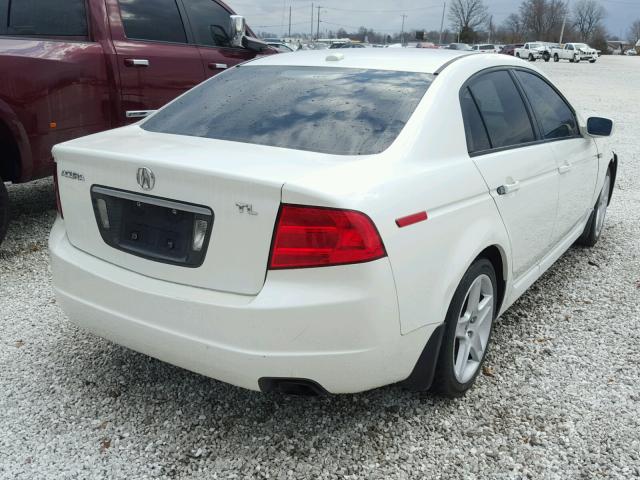 19UUA66286A057223 - 2006 ACURA 3.2TL WHITE photo 4